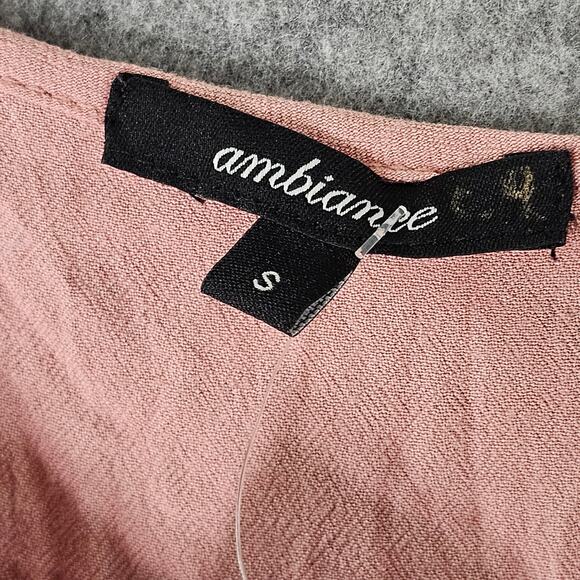 Pink Summer Ruffle Shorts Romper Small Adjustable Straps Coquette New - Picture 3 of 6